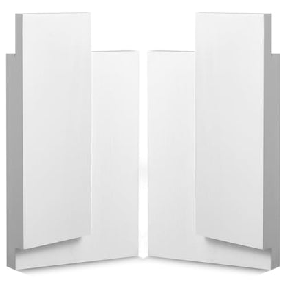 CroBlissful Pine Wood Door Frame Rot Repair Kit, 4-9/16 x 8 All-in-One Exterior Door Jamb Reinforcement Kit for Inward-Opening Doors & Window Sills, Durable Wetproof Paint, DIY Friendly - size: 4-9/16" W X 8" L
