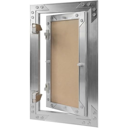 6" x 12" Waterproof Drywall Access Panel, Tileable and Paintable Ceiling and Wall Access Panel for Drywall, Wire Cover for Wall Covering Panels, Push to Open, Flush-Mount Wall Hole Cover - size: 6x12 Inch