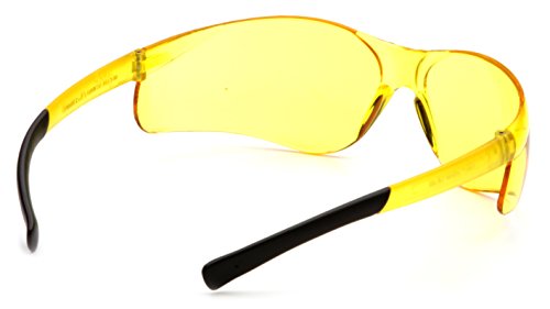 Pyramex Ztek Safety Glasses ANSI Z87+ - color: Amber Frame/Amber Lens, size: One Size (Single)