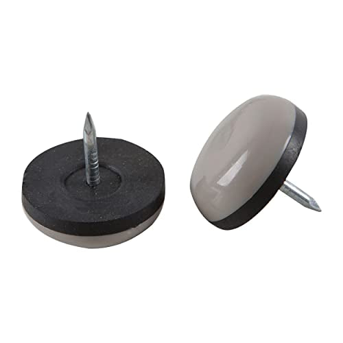 Shepherd Hardware 9469 7/8-Inch Slide Glide Nail On Furniture Sliders, 8-Pack,Black/Tan