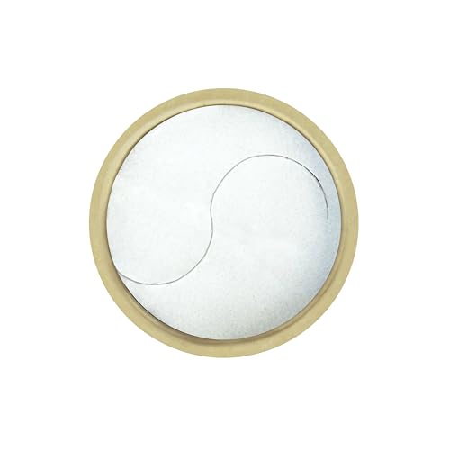 Super Sliders Secure Grip Formed Felt Movers for Furniture to Protect Hard Surfaces, 1.5", Beige (20 Pack)