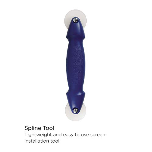 Saint-Gobain ADFORS Small Insect Screen Repair Kit for Window & Door, 36 inches x 84 inches, DIY Window & Door, For Screen Repair, Protects from Small Insect, Comes with Spline Tool & Spline