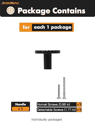 5 Pack Black Cabinet Knobs Matte Black Flat Drawer Pulls Kitchen Cupboard Bathroom Dresser Cabinet Hardware Handles Zinc Alloy - color: Black, size: Knob