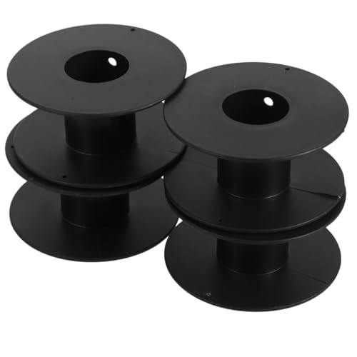 Veemoon Extension Cord Reel Cable Spool Organizer Roll Black Plastic Wire Storage Wheel Open Empty Cord Spool Portable Cable Holder for Electric/Solder Heating Wire Outdoor Indoor, Type 69