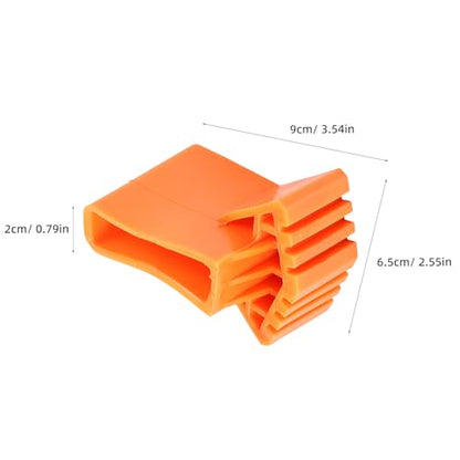 SEWACC 2pcs Non-Skid Ladder Feet Covers Folding Ladder Foot Protective Mats Heavy-Duty Non-Slip Pads for Stability and Safety in Home and Construction Use