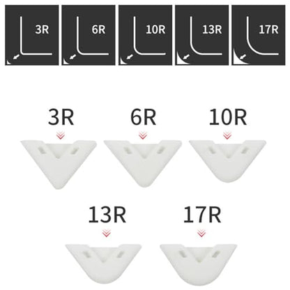 Tyenaza 5 in 1 Caulking Tool Set, Multifunctional Shovel Angle Scraper Silicone Sealant Finishing Tool