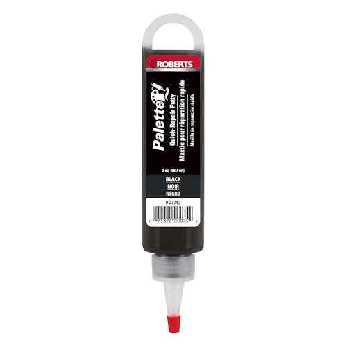 Roberts Palette Quick-Repair Putty for Wood, Laminate & Vinyl - Black - color: Black