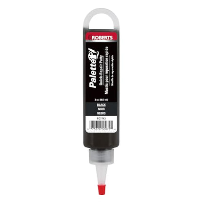 Roberts Palette Quick-Repair Putty for Wood, Laminate & Vinyl - Black - color: Black
