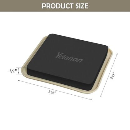 Yelanon Furniture Sliders, 20 pcs-3 1/2” Square Beige Furniture Sliders for Carpet, Furniture Pads for Hardwoods Floors，Furniture Movers Sliders, Reusable Moving Pads, Floor Protectors for Carpet - size: 20pcs 3.5"beige