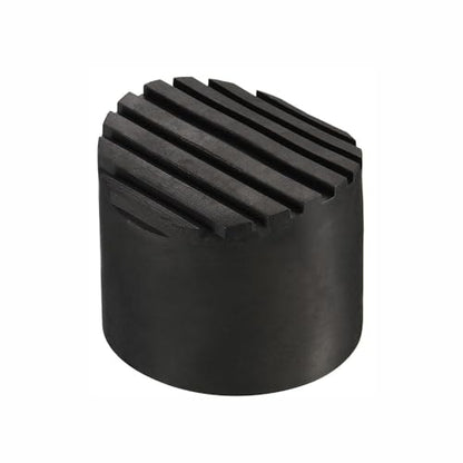 Universal Rubber Ladder Foot Mat with Corrugated Grip for 56–95mm OD Round Tubes (64mm / 2.52in,) - size: 64mm / 2.52in