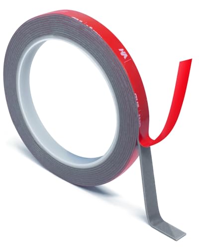 Heavy Duty Double Sided Tape-Waterproof Foam Tape,Heat Resistant Mounting Tape, 0.4 x 10ft-Strong Adhesive Tape for Metal,Glass,Plastic,Car,Picture Hanging, DIY, Home,Indoor and Outdoor Use - size: o.4 inch * 10 FT