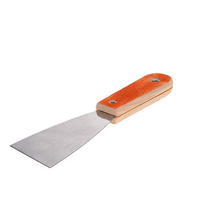 Utoolmart Putty Scraper 2" Cr-V Steel Stiff Putty Knives with Plastic Handle for Taping Paint Wall Floor Tile 2Pcs - size: 2 inch
