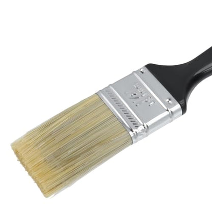 KUMGROT 2 Pcs 1.5Inch Paint Brush Set, Soft Horsehair Long-Handled Brushes for Paint & Pigment Furniture Renovation Exterior Walls Wood Paneling, for Detailed Touch-Ups and Spot Repairs - size: 1.5"