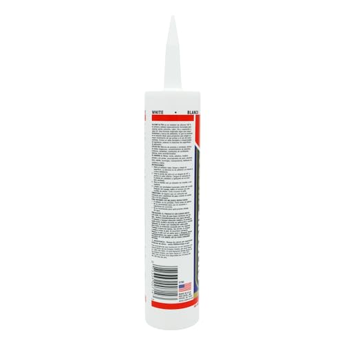 Red Devil 0780 Silicone Ultra 100% RTV Silicone Sealant, 10.1 oz., White, 1 Pack - color: White, size: 1 - Pack, style: 10.1 oz.