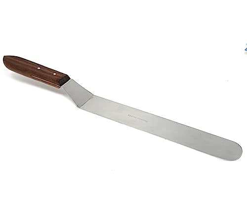 A2Z Scilab Brand Engineering Classic Offset Caulk Tooling Spatula, Stainless Steel (12 Inch Long Offset Blade) - style: 12 Inch Long Offset Blade