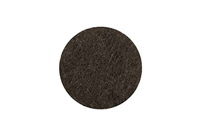 Shepherd Hardware 9958 1/2-Inch Self-Adhesive Felt Furniture Pads, 24-Pack, Brown