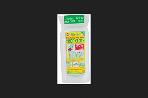 WARP BROTHERS 2JC1020 Drop Cloth, 20' x 10', Plastic