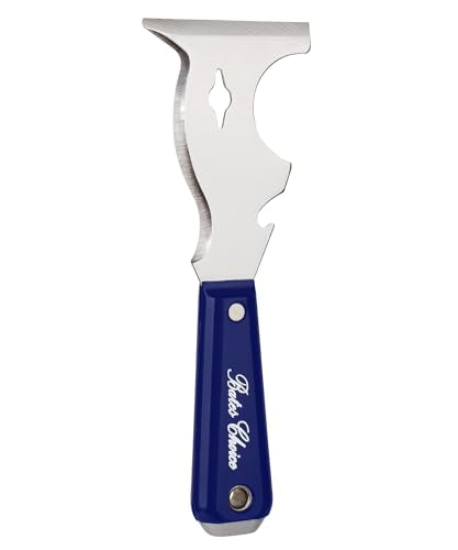 Bates- Paint Scraper, 10 in 1 Painters Tool, Paint Scrapers for Wood, Painters Tool, Painters Knife, Paint Scraper for Painting, Putty Knife, Metal Scraper, Spackle Knife, Putty Scraper - color: Navy Blue, size: 1 Pack