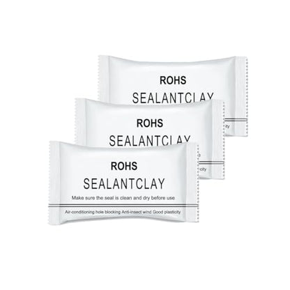 3 Pack Waterproof Sealant Mastic, Sealing Mastic Quick Mending Mud For Air Conditioning Repair, Wall Hole Filler Putty For Wall Holes Repair Sealant Clay - size: 3 pack