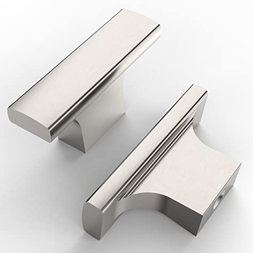 Asidrama 20 Pack Brushed Satin Nickel Kitchen Cabinet Knobs Drawer Cabinet Hardware Zinc Knobs for Dresser Drawers - color: Brushed Satin Nickel, style: 20 Pack