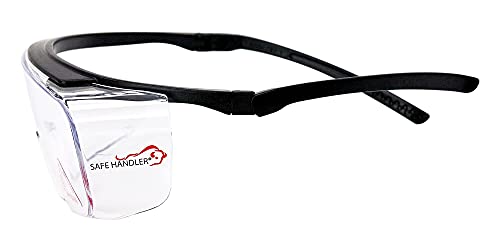 SAFE HANDLER Duarte Premium Safety Glasses Over Eyeglasses; ANSI Z87.1 Impact Resistant Polycarbonate Lenses with Anti-Fog & Scratch, UV400 Protection Safety Goggles (144 Pairs) - style: 144 Pairs