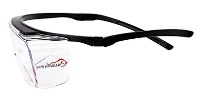 SAFE HANDLER Duarte Premium Safety Glasses Over Eyeglasses; ANSI Z87.1 Impact Resistant Polycarbonate Lenses with Anti-Fog & Scratch, UV400 Protection Safety Goggles (144 Pairs) - style: 144 Pairs