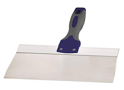 Warner 10" ProGrip Stainless Steel Drywall Taping Knife, Soft Grip Handle, 10920 - size: 10", style: Stainless Steel