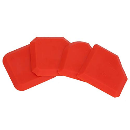 4Pcs/set Caulking Tool Kit Silicone Sealant Remover Smoother Finisher Scraper Cleaner Caulking Tool Kit for Grout Finishing Sealing