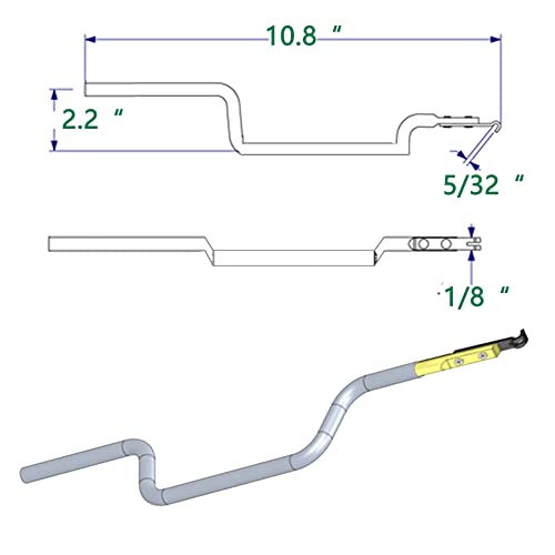 Window Tension Tool For Tilt Spiral Balance H 3787, Engage the Balance and Insert Into the Proper Window Shoe, Pack of 1, Silver, 2 Year Warranty