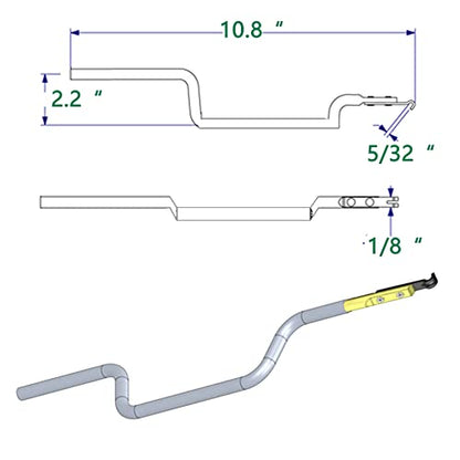 Window Tension Tool For Tilt Spiral Balance H 3787, Engage the Balance and Insert Into the Proper Window Shoe, Pack of 1, Silver, 2 Year Warranty