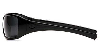 Pyramex Goliath Safety Eyewear Black Frame Clear Anti Fog Lens - color: Black Frame/Gray Anti-fog Lens