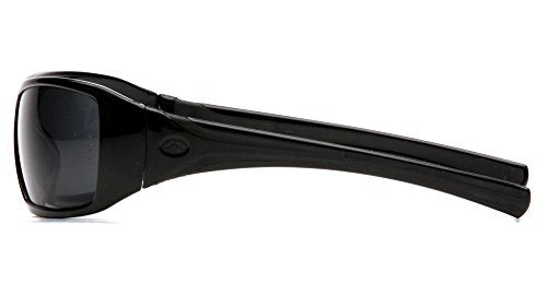 Pyramex Goliath Safety Eyewear Black Frame Clear Anti Fog Lens - color: Black Frame/Gray Anti-fog Lens