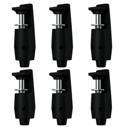 Pacific Doorware Heavy Duty Spring Loaded Step Down Door Stopper - Duronotic Bronze, 6 Pack - size: 6 Pack, style: Duronotic Bronze