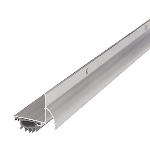M-D Building Products 06015 36 in. Silver Aluminum L-Shape Screw-on Under Door Seal - color: Silver