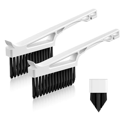 CLEANGOR Grout Cleaner Brush V Shape, Stiff Grout Cleaning Brushes for Tile Floor,Magic Brush, Bathroom Accessory, Cleaning Tools, Grout Scrub Brush Set for Shower, Bathroom, Kitchen, Household Use