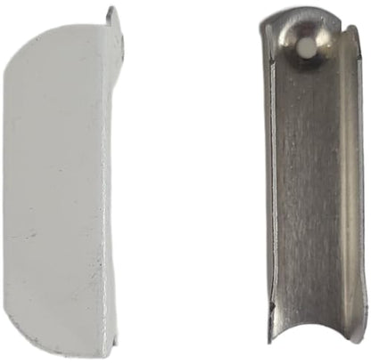 Window Screen Hangers - White, Bronze, Tan, Mill/Silver (20 Pack) (White) - color: White