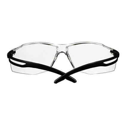 SecureFit 500 Series SF501SGAF-BLK, Black, Scotchgard Anti-Fog Coating, Clear AF-AS Lens