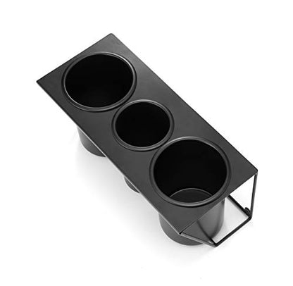Hair Dryer Holder Hair Styling Product Care Tool Organizer Bath Supplies Accessories Tray Stand Storage Bathroom Steel Hair Dryer Holder(Black) MK470B - color: Black