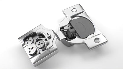Berta 2-Pack, 3/8 inch Overlay Soft Closing Face Frame Cabinet Hinges, 105 Degree 6-Ways 3-Cam Adjustment Concealed Kitchen Cabinet Door Hinges with Screws (3/8 inch, 2 Pieces) - size: 3/8 In. Overlay | 2 Pieces