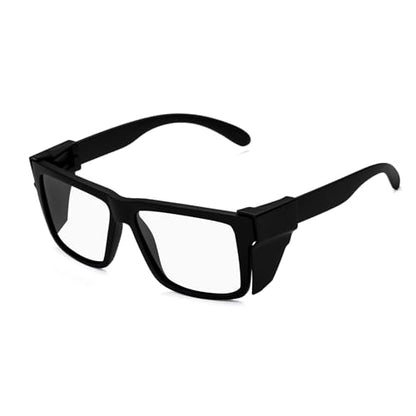 UV400 Bluelight Transition Photochromic Safety Glases Anti Scratch and Impact Resistant,Meets ANSI Z87.1 Standard - color: Matte Black