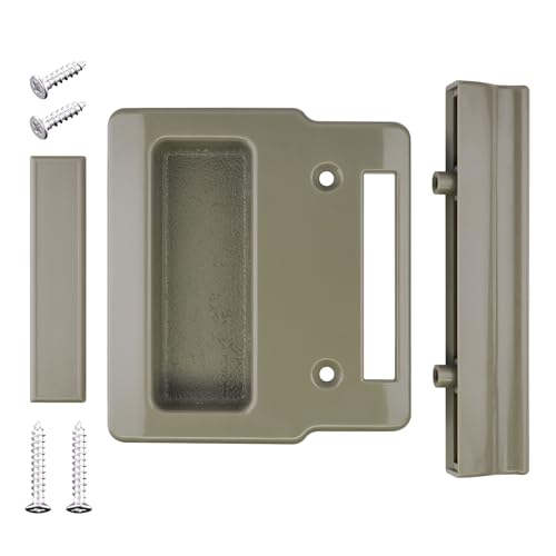 Stone Screen Hardware Kit for Andersen Doors, Fits Andersen A-Series Gliding & Hinged Patio Doors, Frenchwood, Narroline, Perma-Shield, Two/Three-Panel Series Doors Manufactured from 1982 to Present - color: 1Pcs Stone
