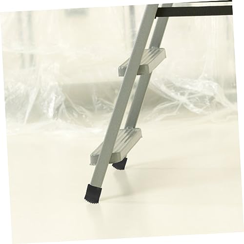 4pcs Non-Slip Ladder Mat Ladder Foot Protector Stair Grips Non Slip Leg Covers Mats
