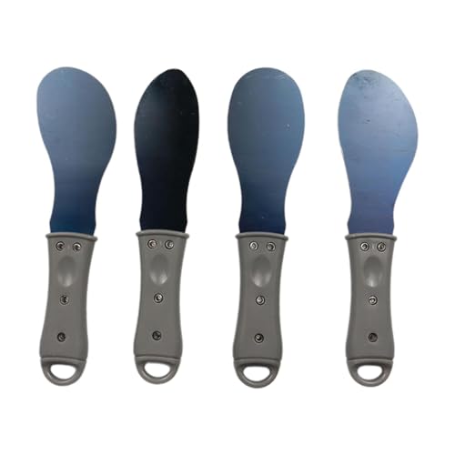 4 Pieces Metal Caulking Spreaders Smoothing Finisher Caulk Remover Caulk Finishing Tools for Baseboards Wall Joint Window