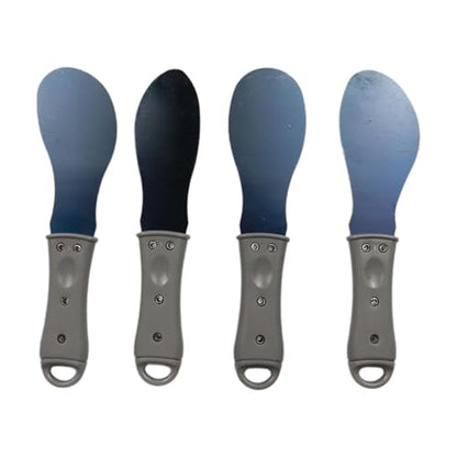 4 Pieces Metal Caulking Spreaders Smoothing Finisher Caulk Remover Caulk Finishing Tools for Baseboards Wall Joint Window