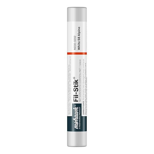 Mohawk Fil-Stik, Wax Putty Stick for Wood Repair, White S8 Alpine, M230-0202, 1 Count