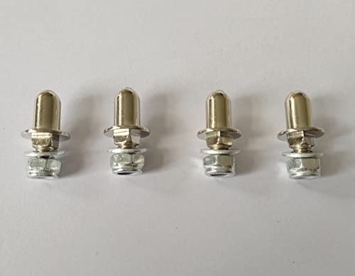 Universal Wheelchair footrest Hanger pins,Replacement Hanger Pin,Leg Rest Pin,Wheelchair and Transport Wheelchair Parts Replacements (4 ea)