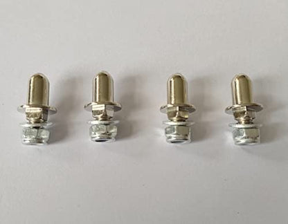 Universal Wheelchair footrest Hanger pins,Replacement Hanger Pin,Leg Rest Pin,Wheelchair and Transport Wheelchair Parts Replacements (4 ea)