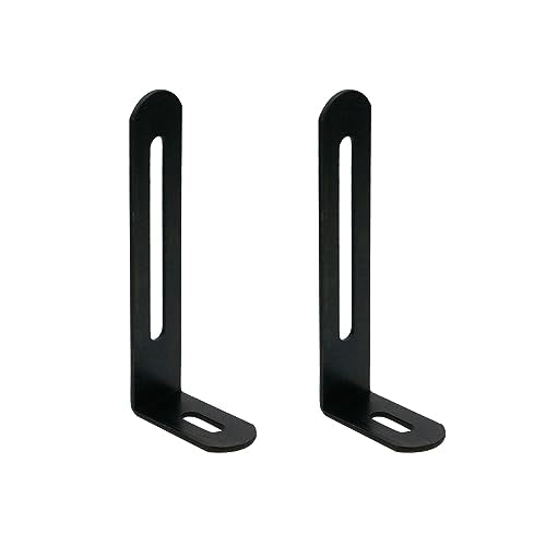 KUMGROT 10pcs L Bracket Corner Brace Stainless Steel Adjustable Corner Brackets 90 Degree Right Angle Bracket Shelf Bracket for Wood Furniture Chair Drawer, 76 x 30 x 15mm/2.99 x 1.18 x 0.59in Black - size: 76mm, style: L-shaped Brackets