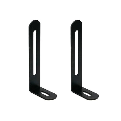KUMGROT 10pcs L Bracket Corner Brace Stainless Steel Adjustable Corner Brackets 90 Degree Right Angle Bracket Shelf Bracket for Wood Furniture Chair Drawer, 76 x 30 x 15mm/2.99 x 1.18 x 0.59in Black - size: 76mm, style: L-shaped Brackets