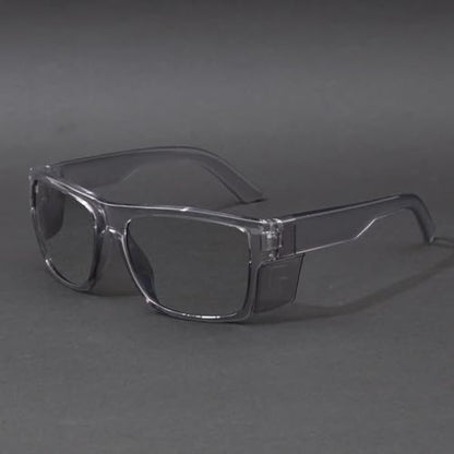 TransitionSafetyGlaseswith ANSI Z87+ImpactApproved Wraparound&Anti Bluelight UV400 - color: Grey